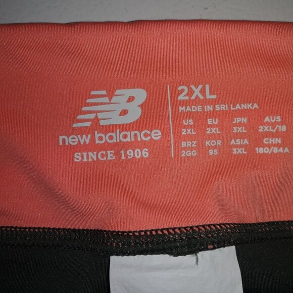 New Balance Dry Ladies Elastic & Tie Waist Ankle Length Leggings - Picture 3 of 9